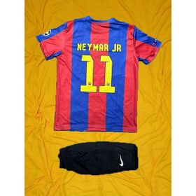 Modajur Brezilya Neymar Sarı Bordo Mavi Özel Tasarım Çocuk Alt Üst Takım Forma