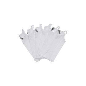 ModaKids 040-3010-027 Beyaz Kadın 6 lı Atlet
