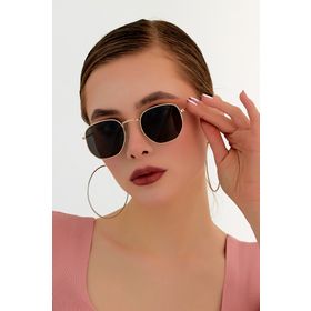 ModaLand Therese Gold Black Round Model Güneş Gözlüğü