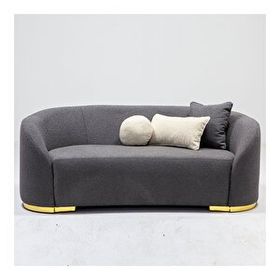 Modalife Teddy Gri Üçlü Kanepe