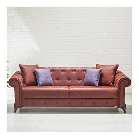 Modalife Valentino Bordo Üçlü Yataklı Kanepe