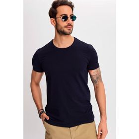 Modalinepark Bisiklet Yaka Basic Kadın T-shirt