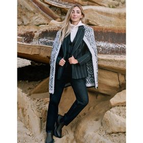 Modalinepark Çizgili Blazer Kadın Ceket