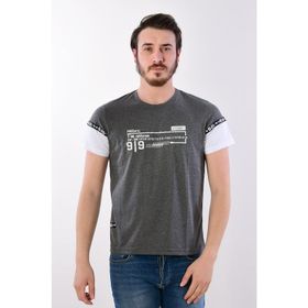 Modaplaza 1097 Antrasit Bisiklet Yaka Erkek T-shirt