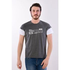 Modaplaza 1097 Antrasit Bisiklet Yaka Erkek T-shirt