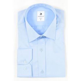 Modaplaza 2144 Mavi Slim Fit Kesim Uzun Kol Erkek Gömlek