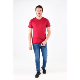 Modaplaza 9900PYK Kırmızı Bisiklet Yaka Erkek T-shirt