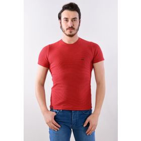 Modaplaza 9900PYK Kırmızı Bisiklet Yaka Erkek T-shirt