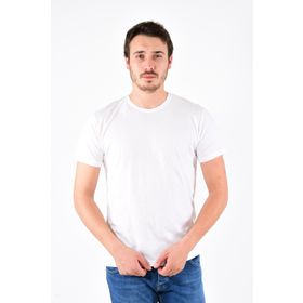 Modaplaza Pis Dikim V Yaka Beyaz Erkek T-Sihrt