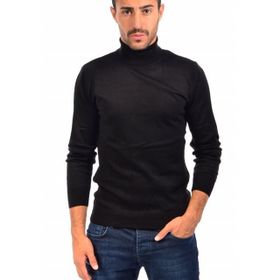Modaplaza Tam Balıkçı Siyah Erkek Triko