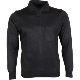 Modarar RAR00646 Füme Polo Yaka Yünlü Klasik Normal Kesim Erkek Kazak