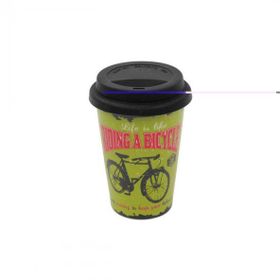 Modaroma Retro Bicycle Porselen Kupa Bardak