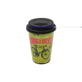 Modaroma Retro Bicycle Porselen Kupa Bardak