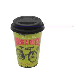 Modaroma Retro Bicycle Porselen Kupa Bardak