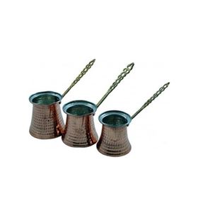 Modatools 12192 3'lü Set Bakır Cezve