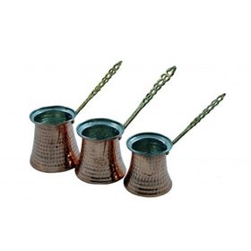 Modatools 12192 3'lü Set Bakır Cezve