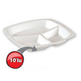 Modatools 3785 3 Bölmeli 10 Lu Köpük Tabak