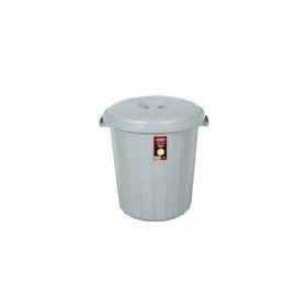 Modatools 573S 90 lt Planet Jumbo Gri Çöp Kovası