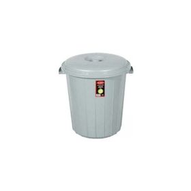 Modatools 573S 90 lt Planet Jumbo Gri Çöp Kovası