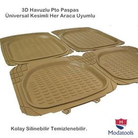 Modatools Tofaş Serçe 3D Havuzlu Universal 4 Mevsim Oto Paspas