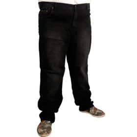 Mode XL 17987 Siyah Erkek Büyük Beden Kot Pantolon