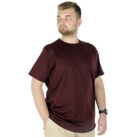 Mode XL 20031 Bordo Bisiklet Yaka Basic Erkek T-shirt