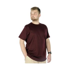 Mode XL 20031 Bordo Bisiklet Yaka Basic Erkek T-shirt