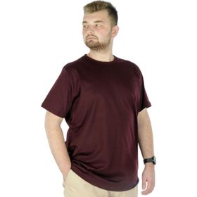 Mode XL 20031 Bordo Bisiklet Yaka Basic Erkek T-shirt