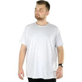 Mode XL 20031 Gri Melanj Erkek Basic T-Shirt