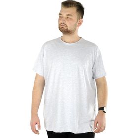Mode XL 20031 Gri Melanj Erkek Basic T-Shirt