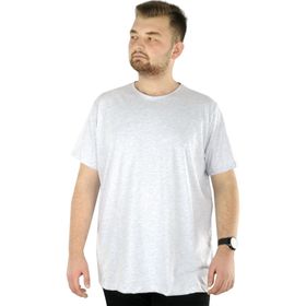 Mode XL 20031 Gri Melanj Erkek Basic T-Shirt