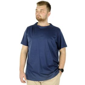 Mode XL 20031 İndigo Bisiklet Yaka Basic Erkek T-shirt
