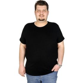 Mode XL 20031 Siyah Bisiklet Yaka Basic Erkek T-Shirt