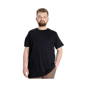 Mode XL 20031 Siyah Bisiklet Yaka Basic Erkek T-Shirt