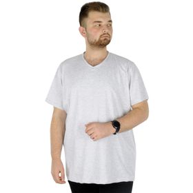 Mode XL 20032 Grimelanj V Yaka Basic Erkek T-Shirt
