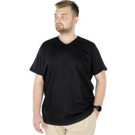 Mode XL 20032 Siyah V Yaka Erkek T-Shirt