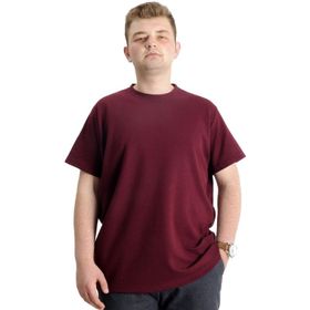 Mode XL 20033 Bordo Erkek T-shirt