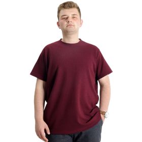 Mode XL 20033 Bordo Erkek T-shirt