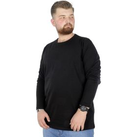 Mode XL 20102 Siyah Likralı Bisiklet Yaka Erkek T-Shirt
