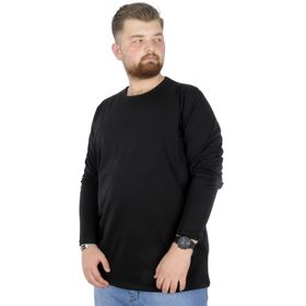 Mode XL 20102 Siyah Likralı Bisiklet Yaka Erkek T-Shirt