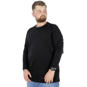 Mode XL 20102 Siyah Likralı Bisiklet Yaka Erkek T-Shirt