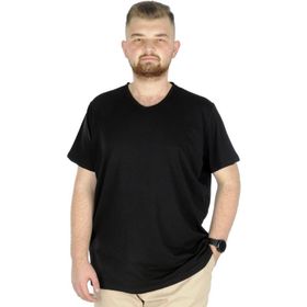 Mode XL 20150 Siyah V Yaka Erkek T-shirt