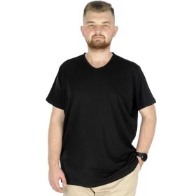 Mode XL 20150 Siyah V Yaka Erkek T-shirt