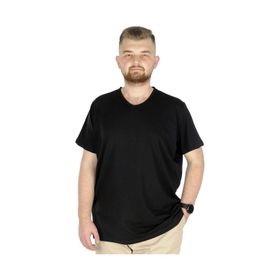 Mode XL 20150 Siyah V Yaka Erkek T-shirt
