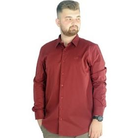 Mode XL 20351 Bordo Erkek Gömlek
