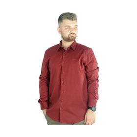 Mode XL 20351 Bordo Erkek Gömlek