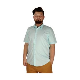 Mode XL 20353 Mint Yeşili No Pocket Lycra Poplin Erkek Gömlek
