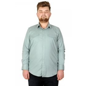 Mode XL 20360 Su Yeşili Gabardin Erkek Gömlek