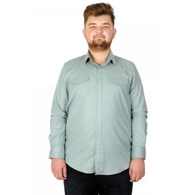 Mode XL 20360 Su Yeşili Gabardin Erkek Gömlek