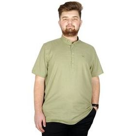 Mode XL 20387 Yeşil Hakim Yaka Erkek T-Shirt